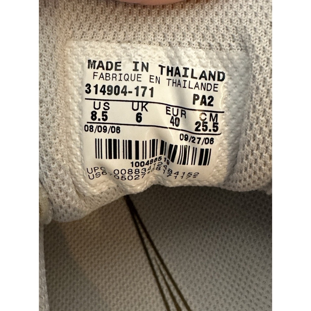 Nike 314904-171 SP Women's White/Gold Soft Spikes‎ Golf Sneakers Shoes Size 8.5 - Picture 10 of 10